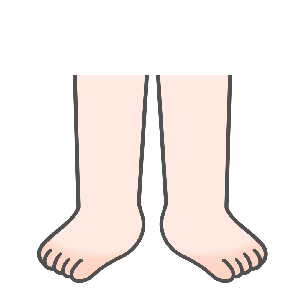 【医療・人体・部位】足のかわいいフリーイラスト | フタバのフリーイラスト