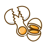 【医療・食べ物】特定原材料の卵のかわいいフリーイラスト