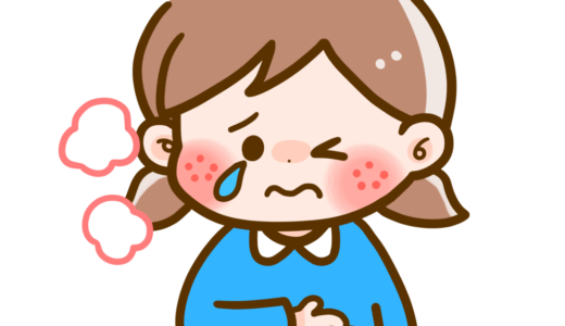 【医療・病気・症状】食物アレルギーの症状のかわいいフリーイラスト