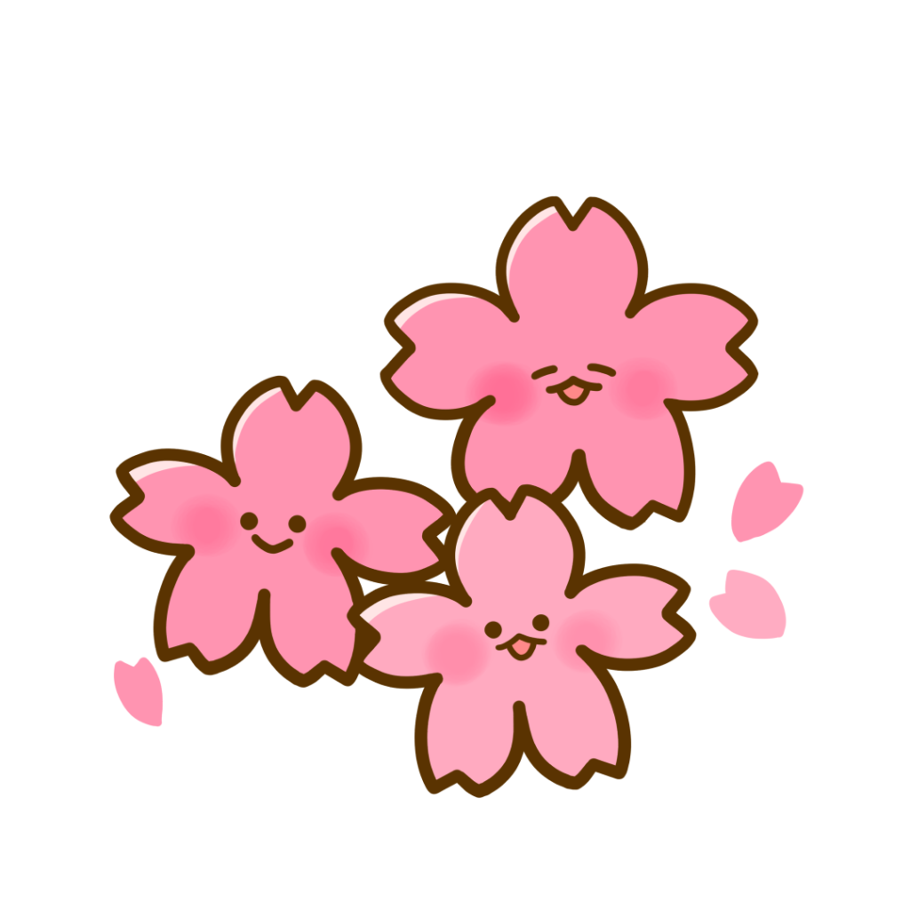 植物 花 春 桜の花のかわいいフリーイラスト フタバのフリーイラスト