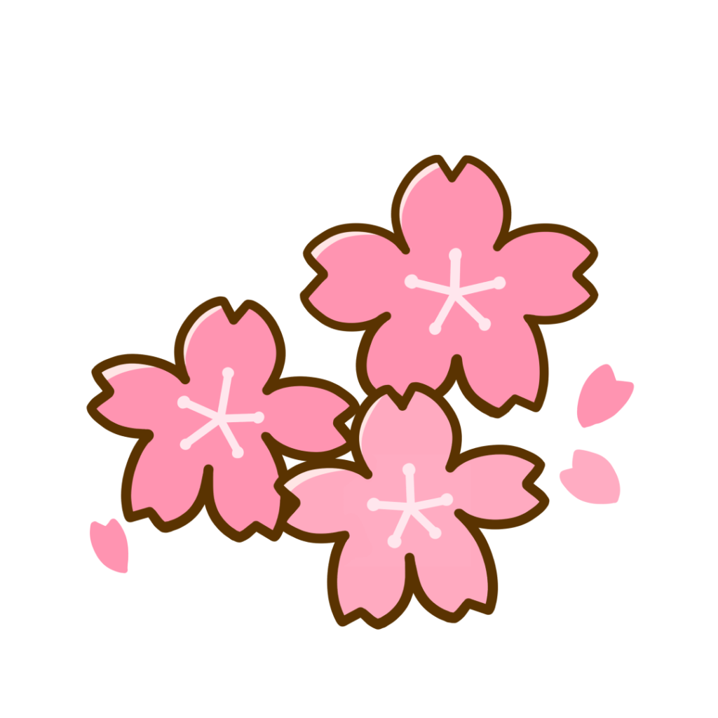 植物 花 春 桜の花のかわいいフリーイラスト フタバのフリーイラスト