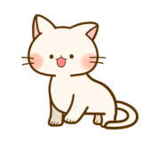 【生活・動物】猫・白猫さんのかわいいフリーイラスト