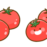 【栄養・食べ物・野菜】トマトのかわいいフリーイラスト