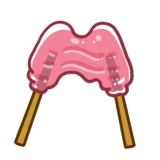 【栄養・食べ物・お菓子】ねりあめ（水あめ）のかわいいフリーイラスト