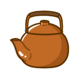 【生活・道具・物】急須のかわいいフリーイラスト