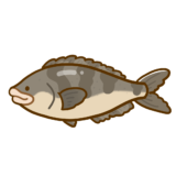 【栄養・食べ物・魚介類】ホッケのかわいいフリーイラスト