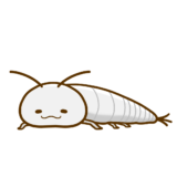 【生活・動物】紙魚のかわいいフリーイラスト